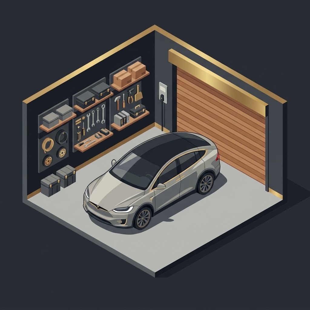 Perfectly functional garage